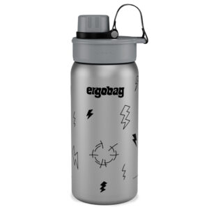Ergobag Edelstahl Trinkflasche 0,5l Gewitter