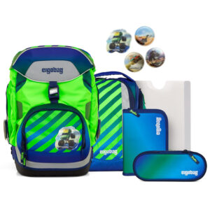 Ergobag Pack Schulrucksack-Set 6tlg TruckBär 3.0