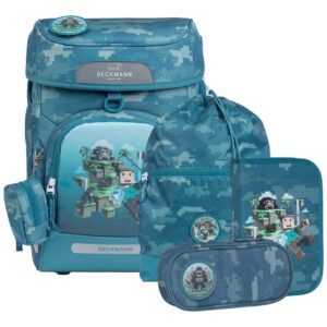 Beckmann Plus Air Schulranzen-Set 6tlg Jungle Game 2.0