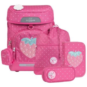 Beckmann Plus Air Schulranzen-Set 6tlg Strawberry
