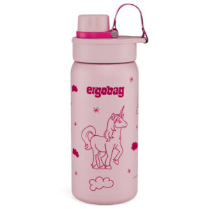Ergobag Edelstahl Trinkflasche 0,5l Einhorn