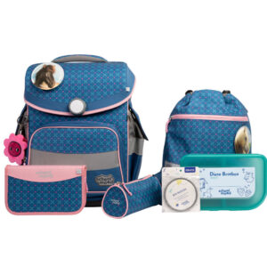 School-Mood Timeless Schulranzen-Set 7tlg Mila Pferd