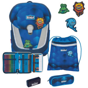 Scout Sunny II Schulranzen-Set 4tlg Funny Freaks