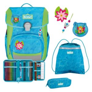 Scout Neo Schulranzen-Set 4tlg Water Lily