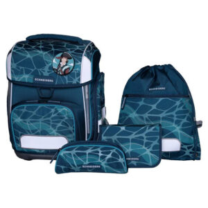 Schneiders Ergolite Schulranzen-Set 9tlg Cool Pool