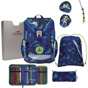 DerDieDas ErgoFlex Schulrucksack-Set 5tlg Moon Mission