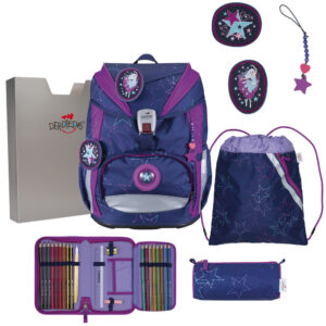 DerDieDas ErgoFlex Schulrucksack-Set 5tlg Dancing Star