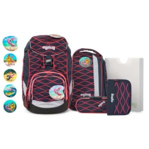 Ergobag Pack Schulrucksack-Set 6tlg WellenreitBär