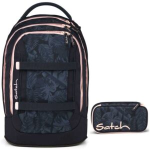 Satch Pack Schulrucksack-Set 2tlg Midnight Jungle