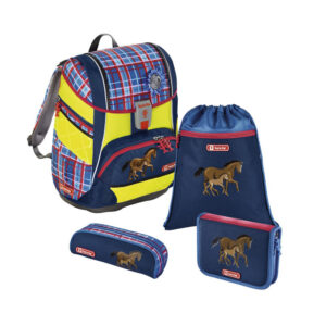 Step by Step 2IN1 Schulranzen-Set 4tlg Horse Family DIN