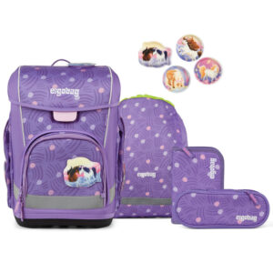 Ergobag Cubo Light Schulranzen-Set 5tlg PonyBäradies