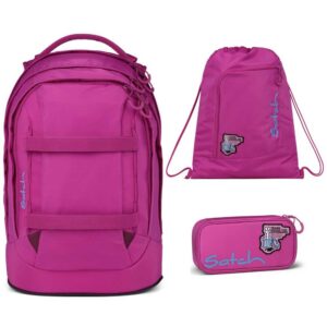 Satch Pack Schulrucksack-Set 3tlg Fearless Pink