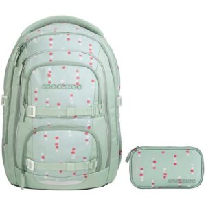 coocazoo PORTER Schulrucksack-Set 2tlg Dancing Dots V2