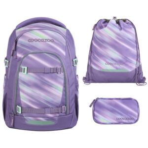 coocazoo MATE Schulrucksack-Set 3tlg mit TB Arctic Lights