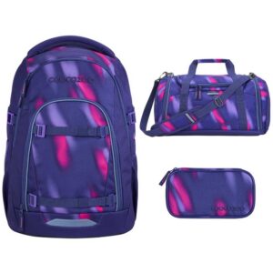 coocazoo MATE Schulrucksack-Set 3tlg Aurora Glow