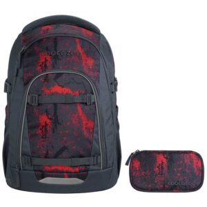 coocazoo MATE Schulrucksack-Set 2tlg Broken Black