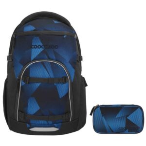 coocazoo BYTE Schulrucksack-Set 2tlg Electric Ice