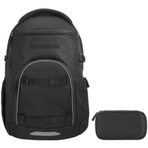 coocazoo BYTE Schulrucksack-Set 2tlg Black Coal