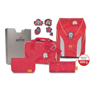 DerDieDas ErgoFlex Max ST Schulranzen-Set 5tlg Summersky
