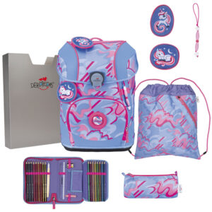 DerDieDas ErgoFlex Tiny Schulranzen-Set 5tlg Magic Unicorn