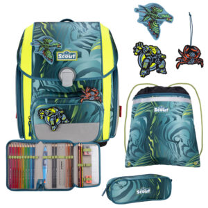 Scout Genius Schulranzen-Set 4tlg Action