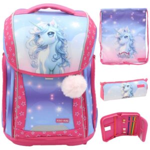 School Buddy WAVE Schulranzen-Set 4tlg Fantasy