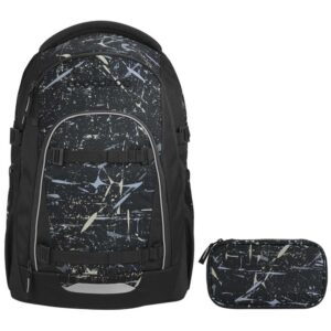 coocazoo MATE Schulrucksack-Set 2tlg Reflective Splash V2