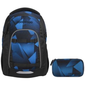 coocazoo MATE Schulrucksack-Set 2tlg Electric Ice V2