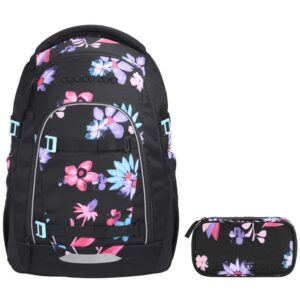 coocazoo MATE Schulrucksack-Set 2tlg Floral Artnight V2