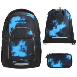 coocazoo MATE Schulrucksack-Set 3tlg mit TB Mystic Clouds V2