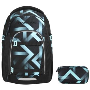 coocazoo MATE Schulrucksack-Set 2tlg Laser Lights V2