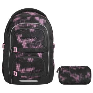 coocazoo PORTER Schulrucksack-Set 2tlg Pink Illusion V2