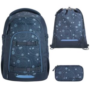 coocazoo MATE Schulrucksack-Set 3tlg mit TB Blue Orbit