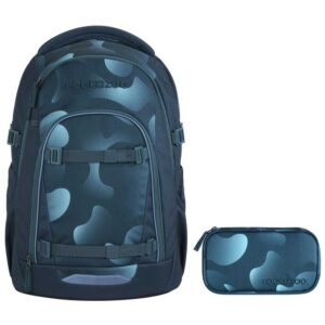 coocazoo MATE Schulrucksack-Set 2tlg Aqua Flow
