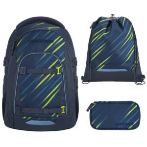 coocazoo MATE Schulrucksack-Set 3tlg mit TB Fast Lime