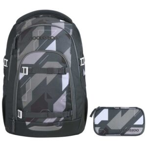 coocazoo MATE Schulrucksack-Set 2tlg Dark Race