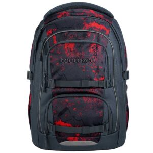 coocazoo PORTER Schulrucksack Broken Black