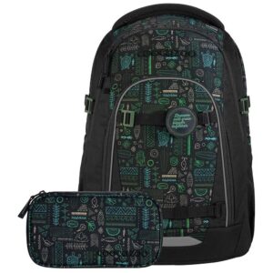coocazoo MATE Schulrucksack-Set 3tlg Humedica, Free Spiri