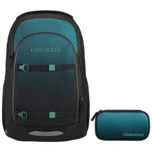 coocazoo EVERY Schulrucksack-Set 2tlg Teal Shadows