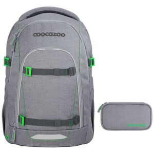 coocazoo MATE Schulrucksack-Set 2tlg Mixed Silver Dust