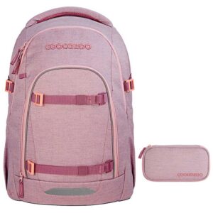 coocazoo MATE Schulrucksack-Set 2tlg Mixed Faded Rose