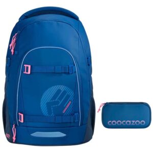 coocazoo MATE Schulrucksack-Set 2tlg Tarp Stormy Rain