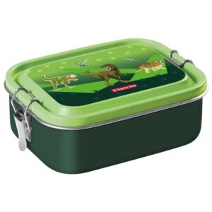 Step by Step Edelstahl Lunchbox Dino