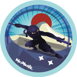 McNeill McAddy Ninja Kämpfer Blau