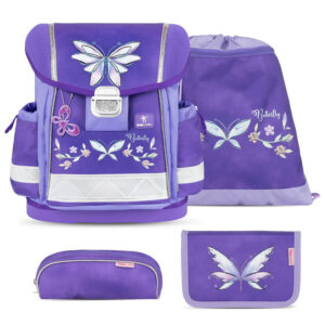 Belmil Classy Schulranzen-Set 4tlg Starlight Wings