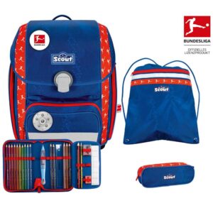 Scout Genius Schulranzen-Set 4tlg Bundesliga