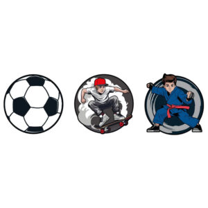Schneiders Patches 3tlg Sporty Kids