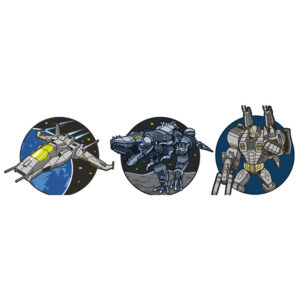 Schneiders Patches 3tlg Space Robots