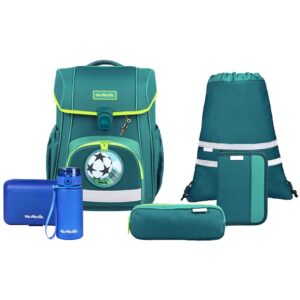 McNeill Bravo Schulranzen-Set 9tlg Petrol