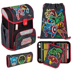 Scooli EasyStart Schulranzen-Set 5tlg Avengers